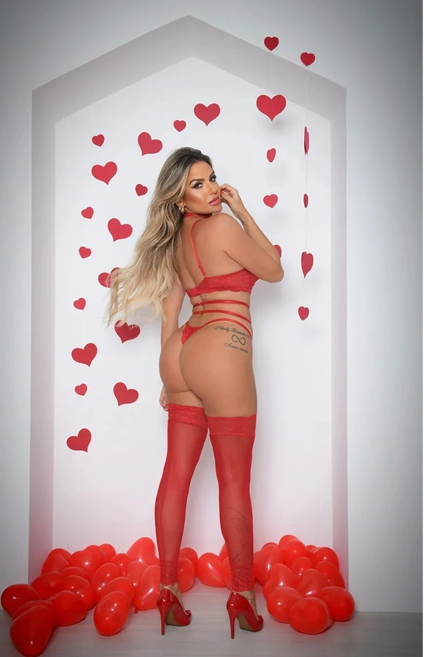 Conjunto Fiorela Vermelho com bojo - 2