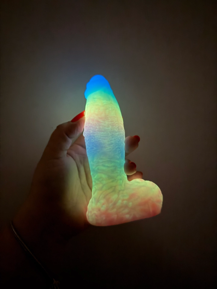 Dildo Alien Fluorescente - 14,8 x 4,0  - imagem 1
