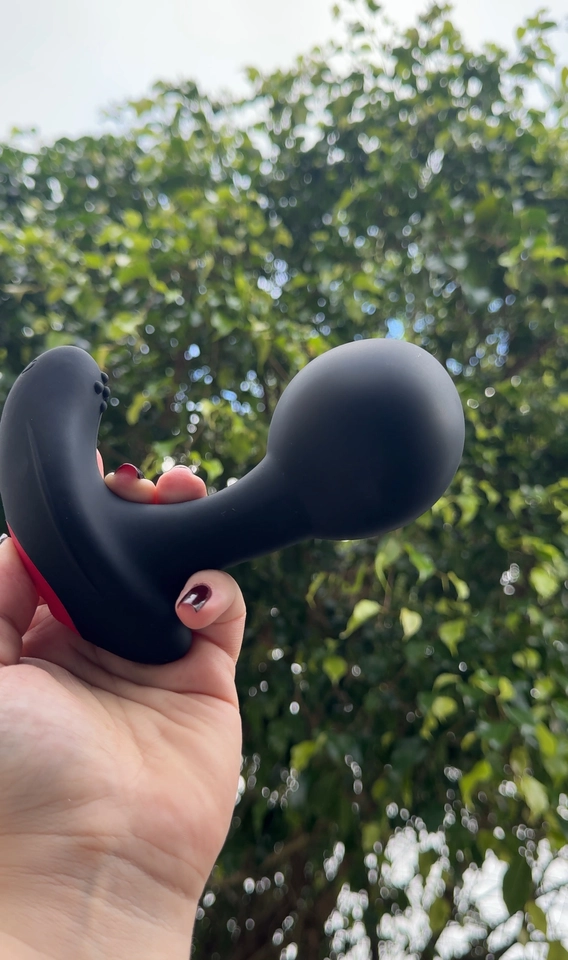 Plug Estimulador de próstata Inflável Recarregavel 10 modos vibração Inflavel  - 1