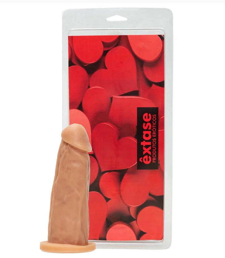 Prótese Maciça 16,5 X 4,5cm êxtase BEGE - 1