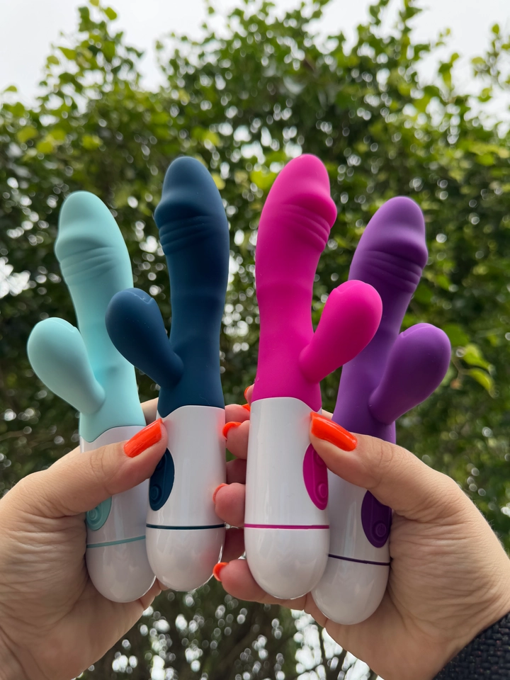 Vibrador Rabbit Recarregavel 20 modos vibração  - 1