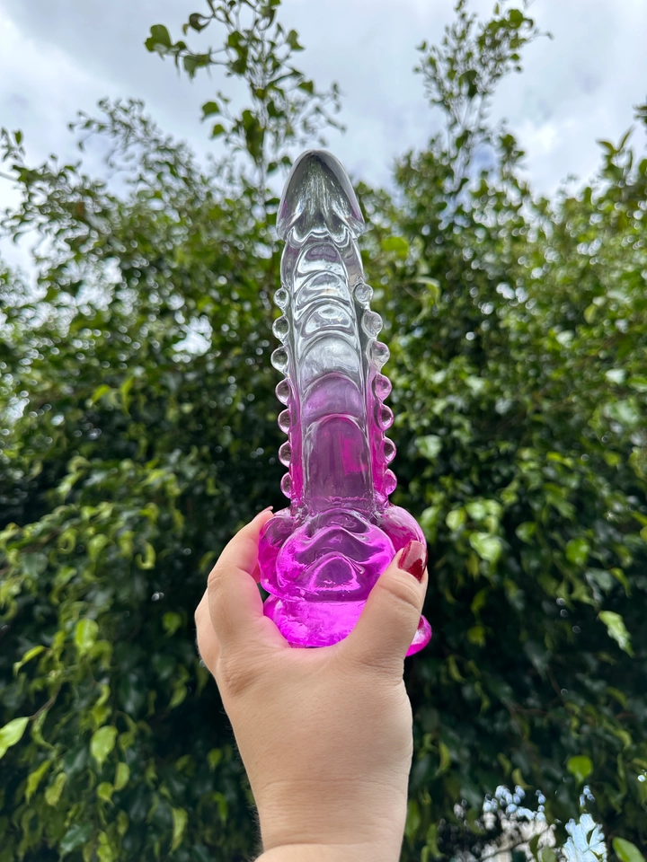 Protese Transparente Com Rosa Godzilla - 3