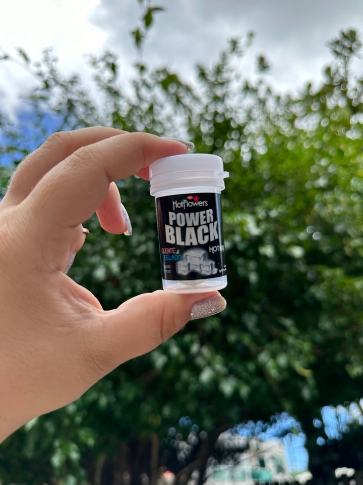 HOT BALL POWER BLACK GEL COMESTÍVEL QUENTE E GELADO - 1