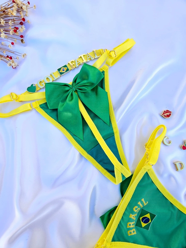 Calcinha Laço Brasil Personalizada - 2