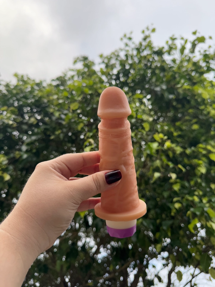 PRÓTESE COM VIBRADOR 15,3X4 CM