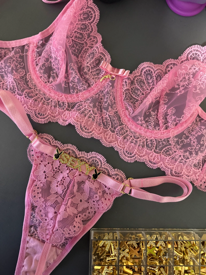 Conjunto Lorena Rosa Claro - 5