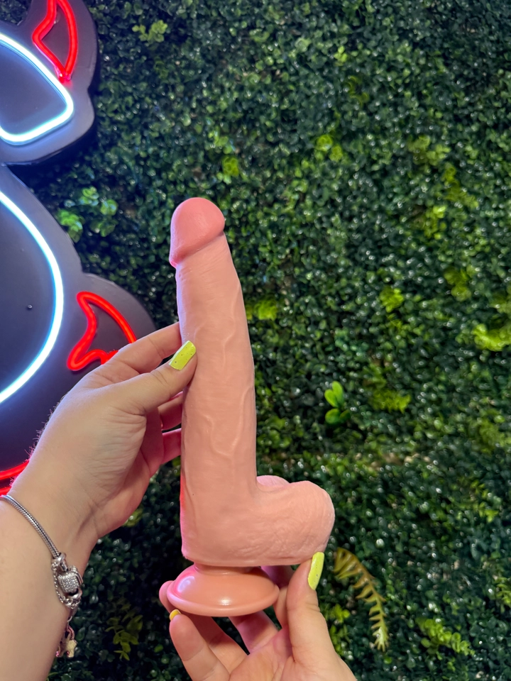 Penis Super Realístico Dupla Camada - Ventosa Removível - 24,9 X 4,9  - imagem 3