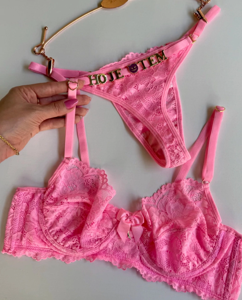 Conjunto Rosa Pantera Personalizado - 4