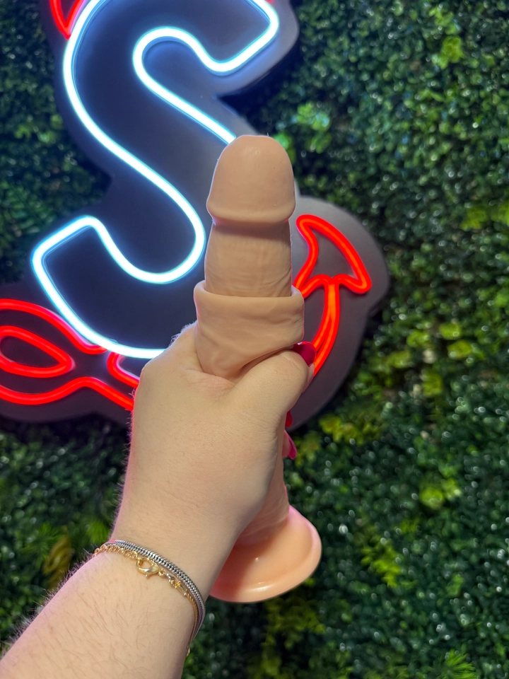 Penis Realístico com Dupla Camada - Keon / Bege - 21,4 X 4,4 - 4