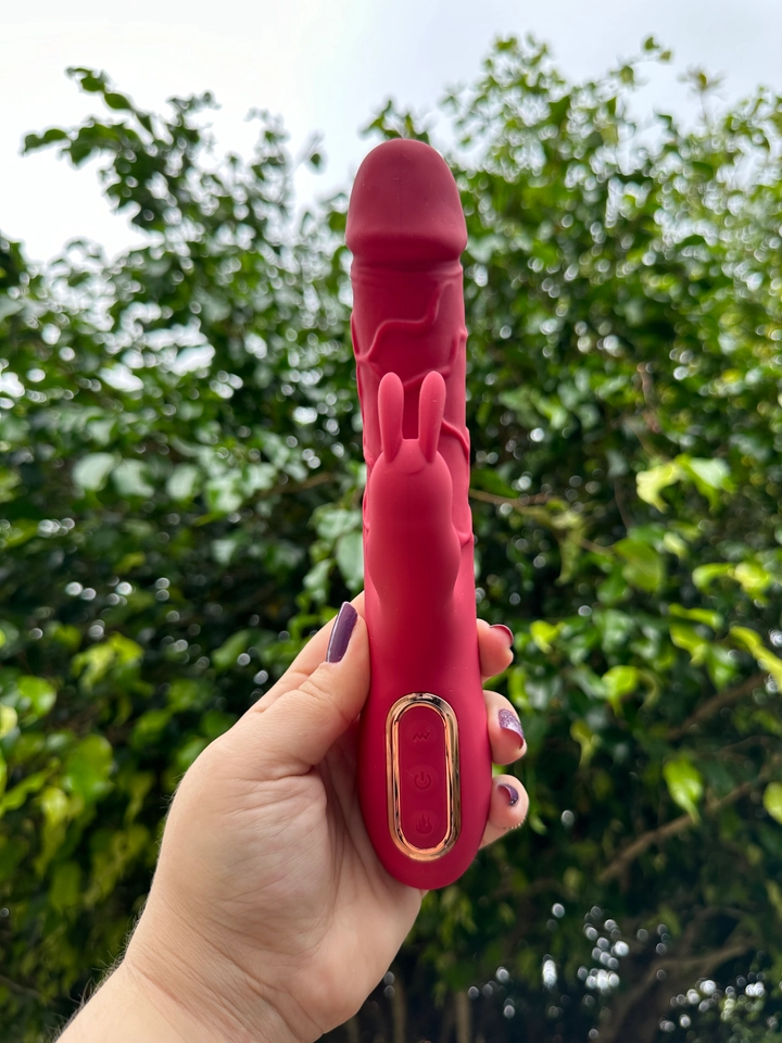 Vibrador Red Duplo Motor Aquecimento  - 2