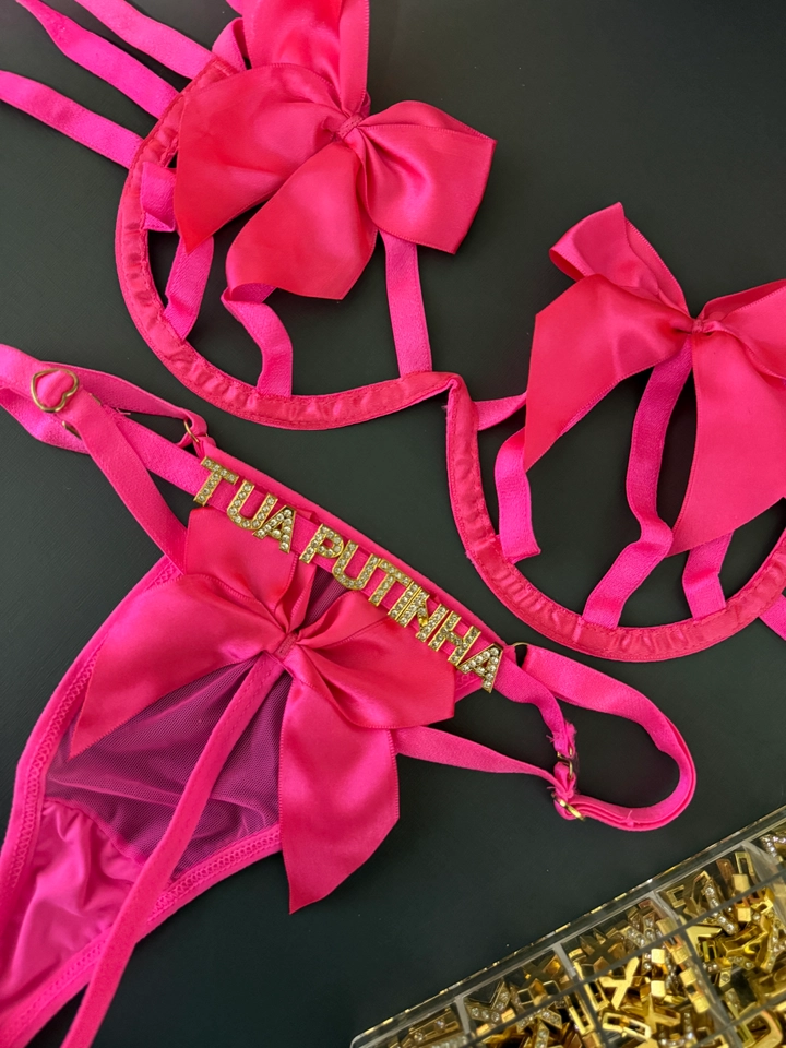 Conjunto Personalizado Laço Pink - 1