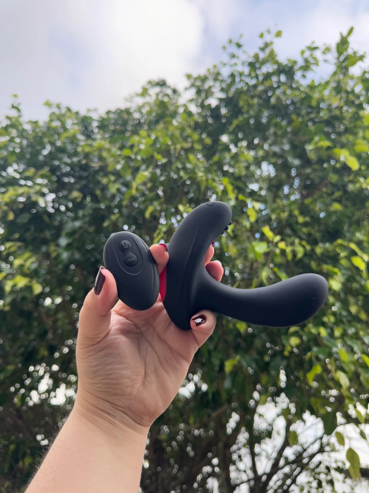 Plug Estimulador de próstata Inflável Recarregavel 10 modos vibração Inflavel  - 4