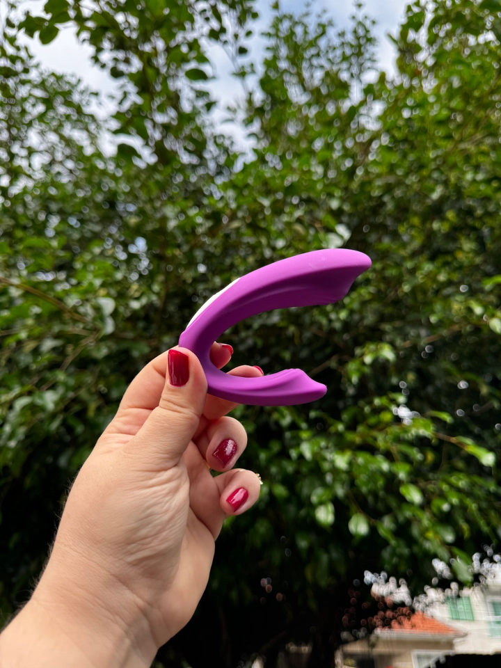Vibrador casal Enjoy Recarregavel c/ Controle Recarregavel - 4