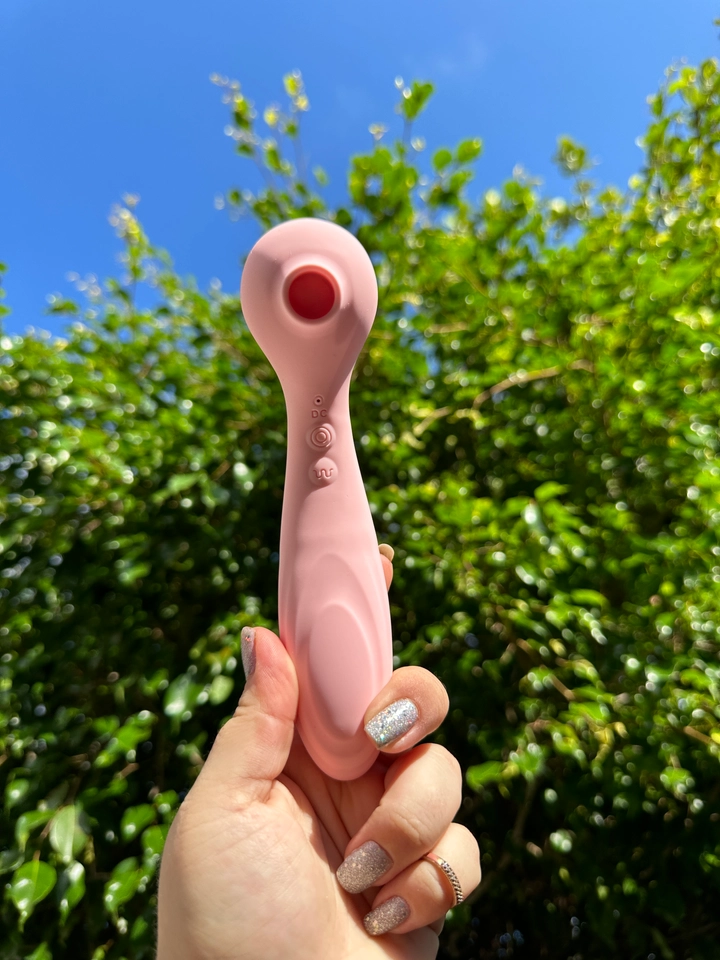 Vibrador Duplo Sucção e vibra - 4