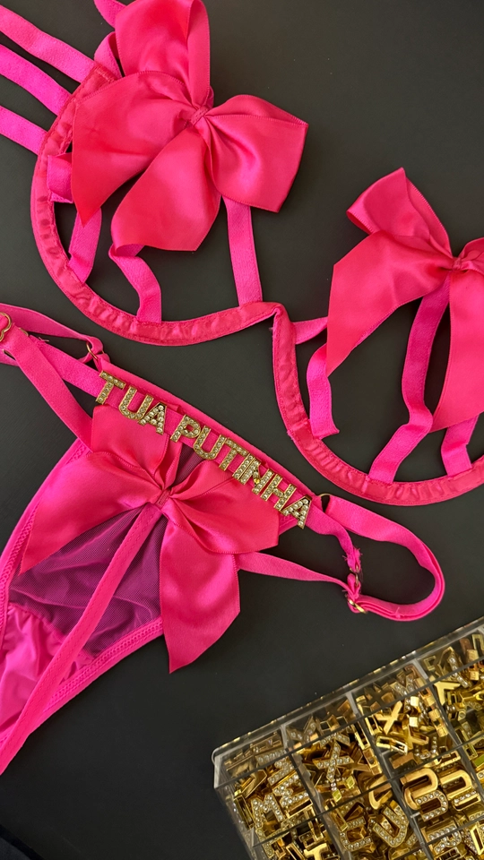Conjunto Personalizado Laço Pink - 3