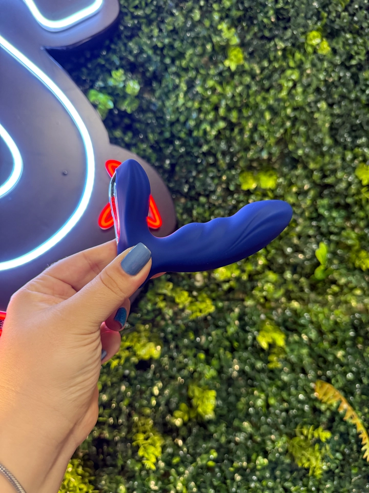 Vibrador próstata Blue 9 modos de vibração POR APLICATIVO - 1
