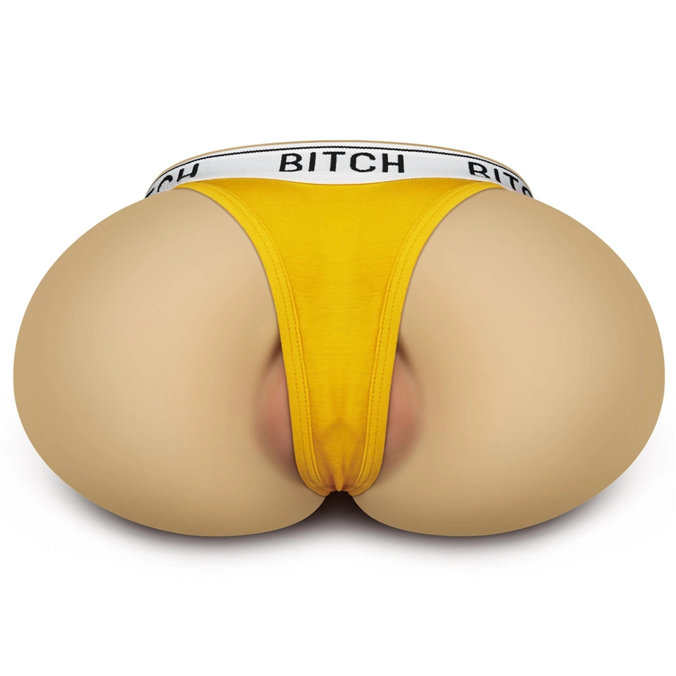 Masturbador Masculino Bunda Bege com Vagina e Ânus em Cyberskin Super Realístico - 5