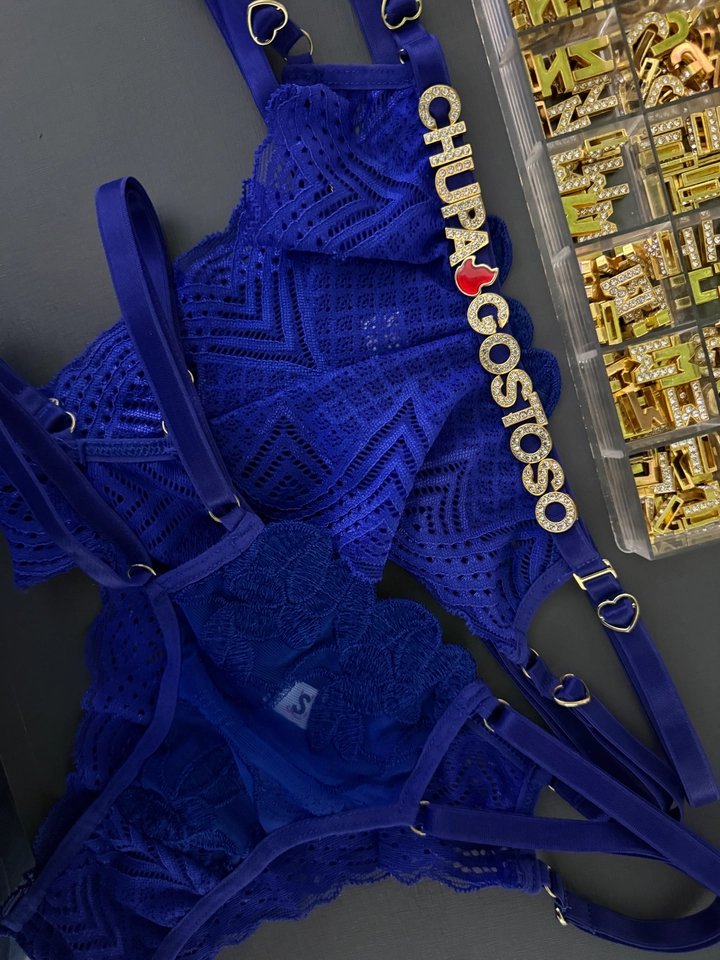 Calcinha Plus Azul Petala - 2