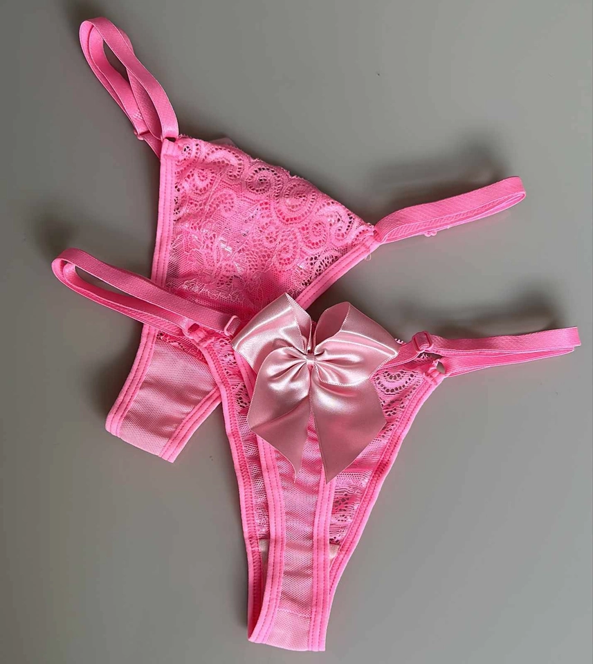 Calcinha Laço - Rosa Claro - 1