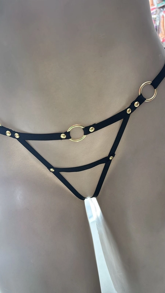 Calcinha Personalizada Athena Preta - 2