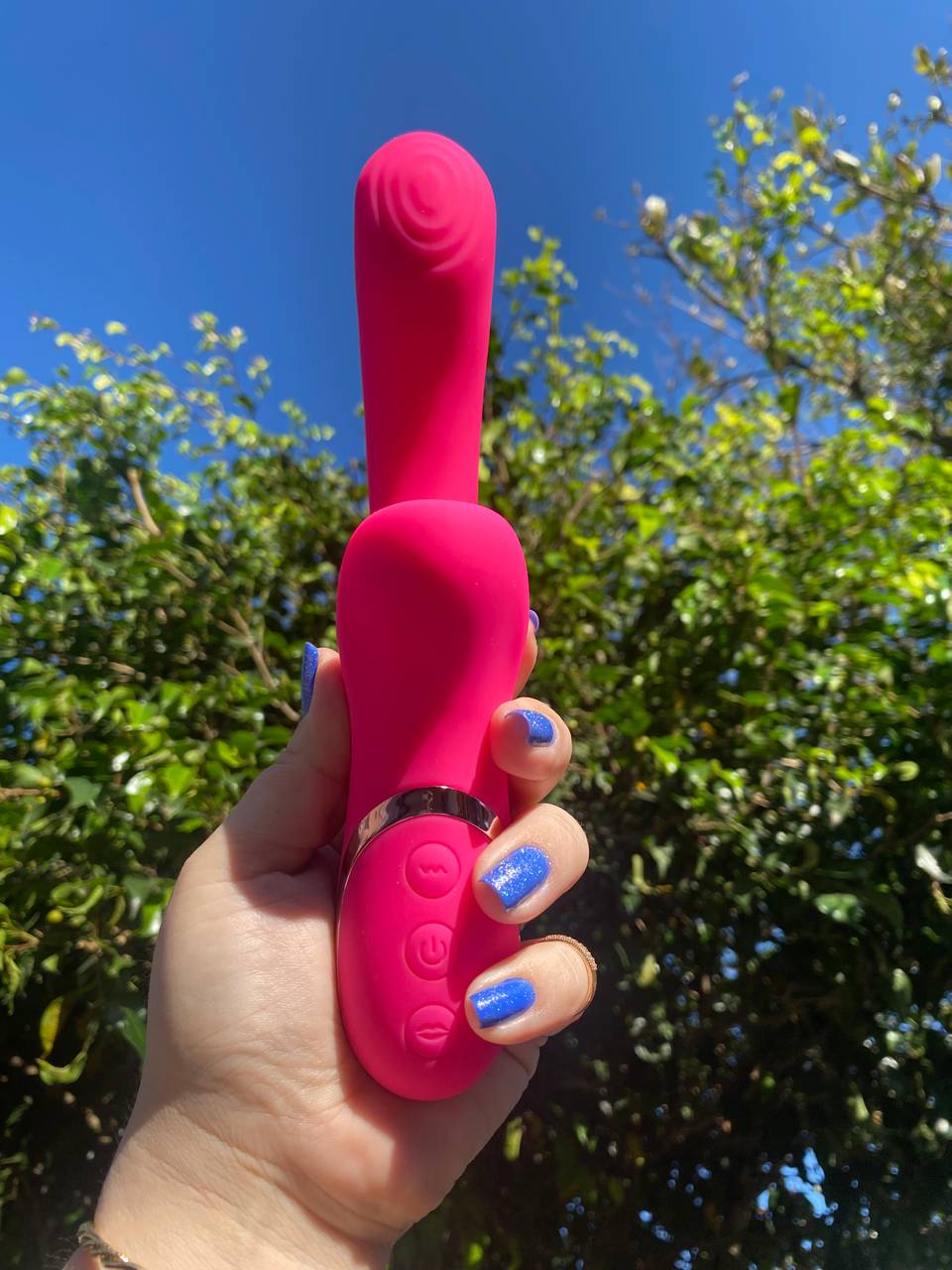 Vibrador Pink com sugador  - 3