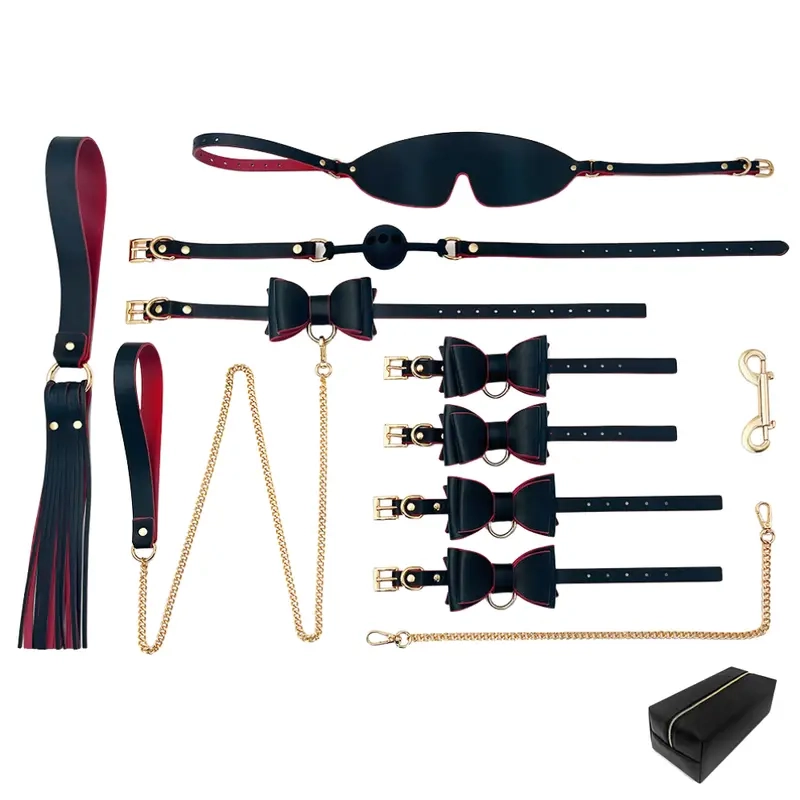 Kit Sado Bondage – 50 TONS com maleta Laço Preto - 1