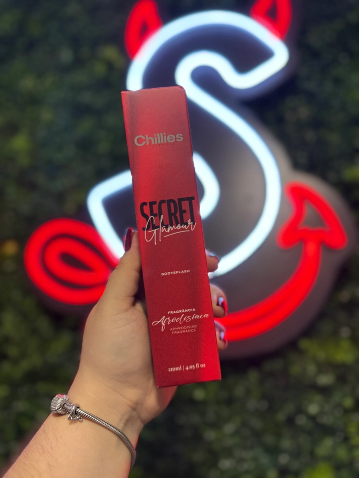 Secret Glamour Body Splash com Fragrância Afrodisíaca 120ml 