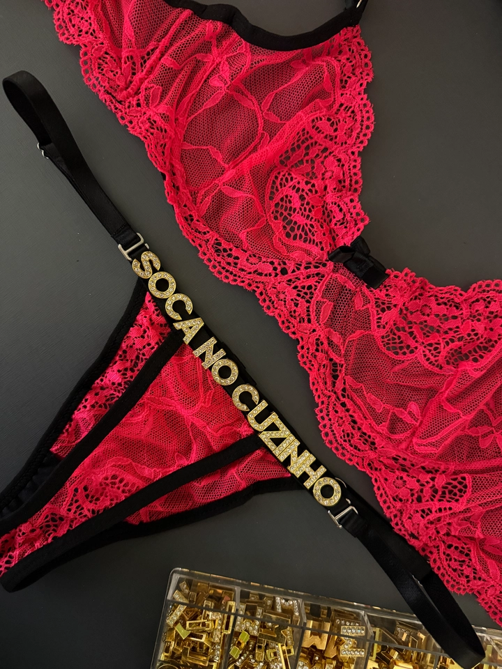 Conjunto Personalizado Renda Chiclete  - 2