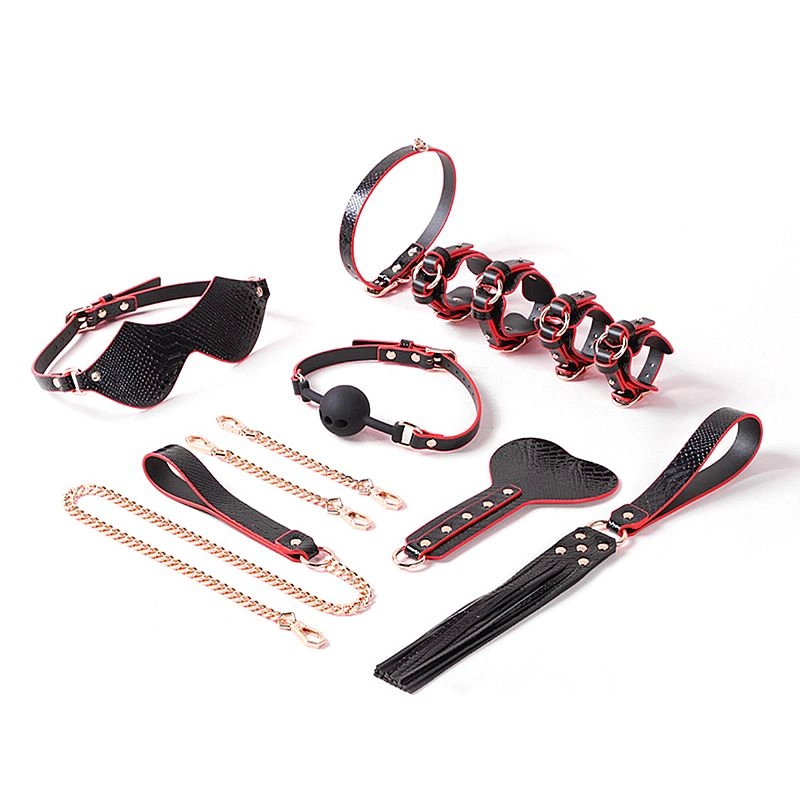 kit Maleta Sado de Luxo 3 com Vermelho - 2