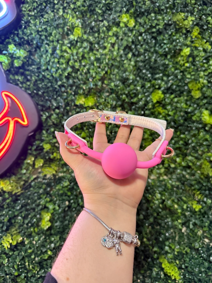 MORDAÇA SADO COM BOLA DE LUXO - 1