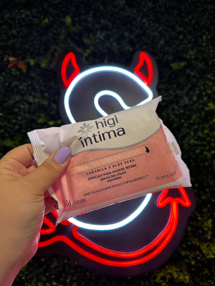 HIGI ÍNTIMA LENÇOS UMEDECIDOS COM 16 UNIDADES - 1