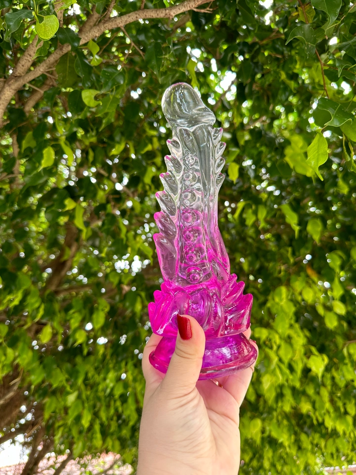 Protese Transparente Com Rosa Godzilla - 1