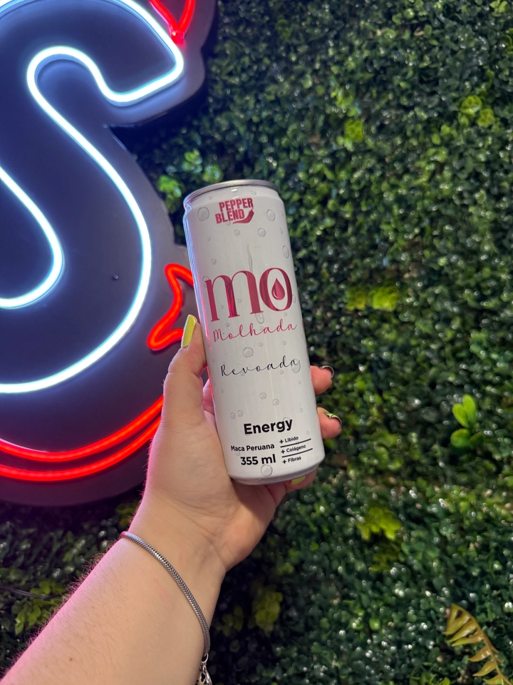 ENERGÉTICO ESTIMULANTE REVOADA COM MACA PERUANA LINHA MO MOLHADA 355ML