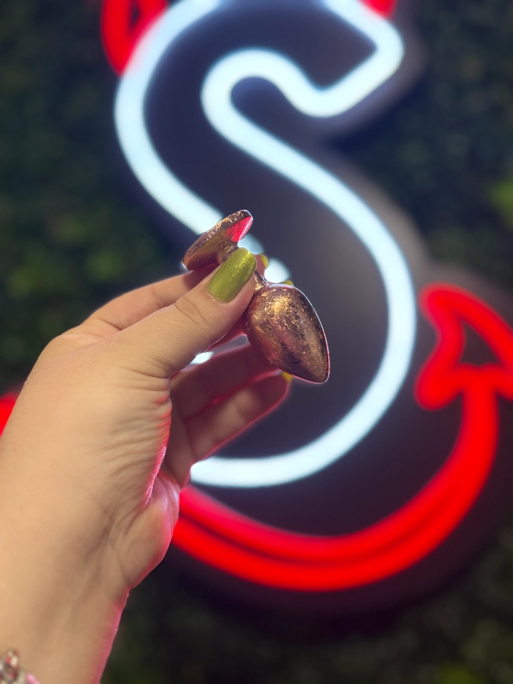 Plug Anal P de Luxo com Pedra Cristal  - imagem 2