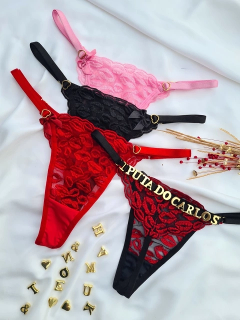 Calcinha Personalizada Fio Beijo  - 2
