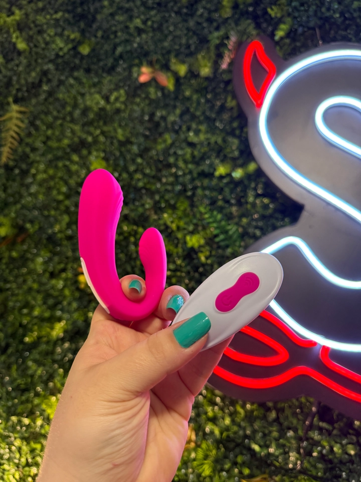 Vibrador casal Enjoy Recarregavel c/ Controle Recarregavel - imagem 1