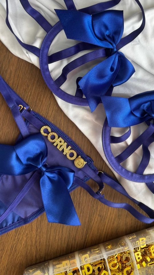 Conjunto Laço Azul