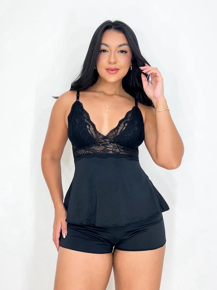 Baby Doll LUNA Preto - 1