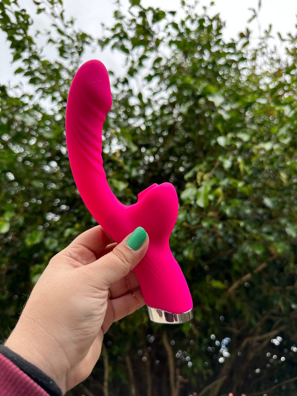 Vibrador penetração e sugador  - 3