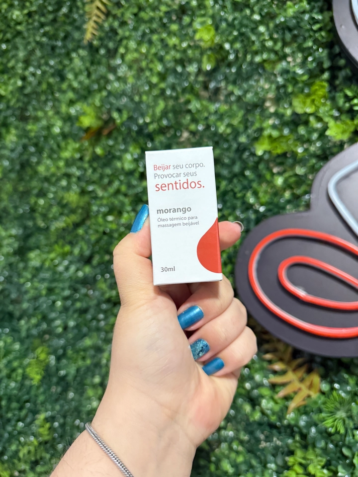 Óleo Beijável Sentidos Morango Hot