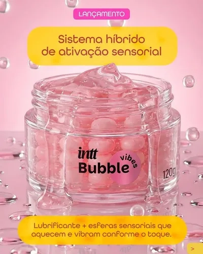 Bubble Vibes Gel 3 Em 1 Desliza Vibra Aquece 120g  - imagem 4