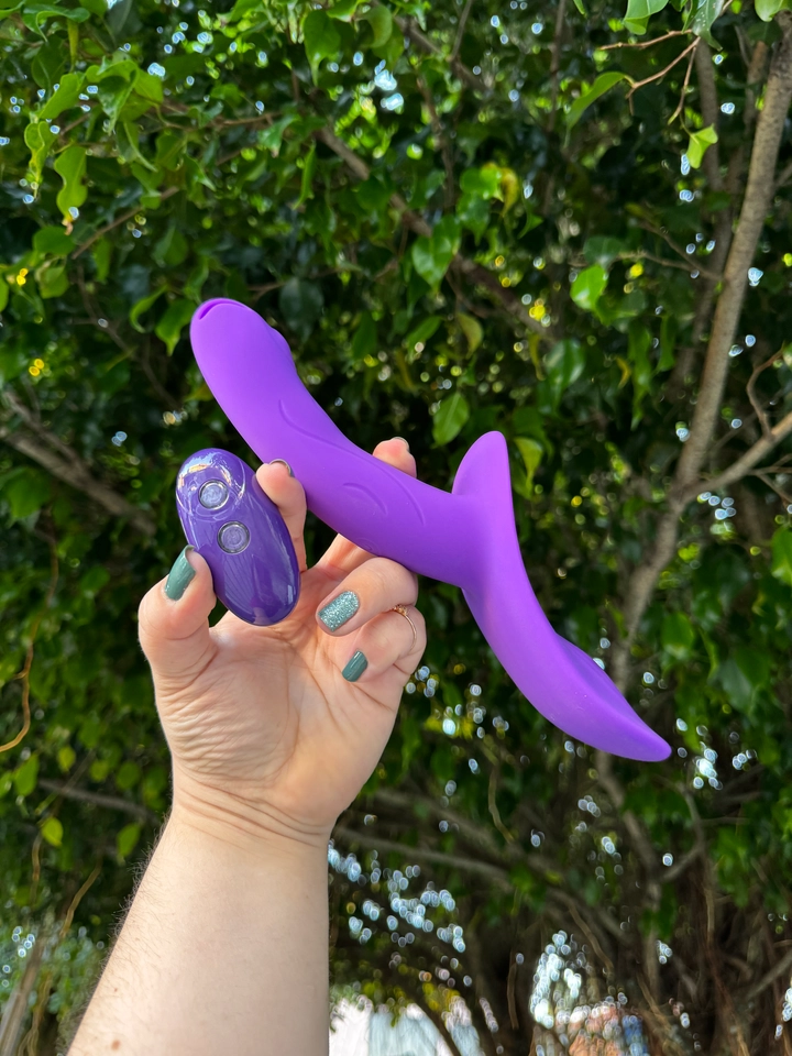 Vibrador Strap meninas/inversão - 1