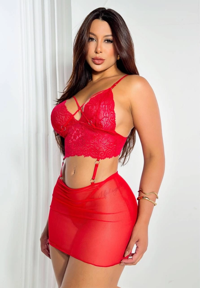 Conjunto Samy Vermelho - 1