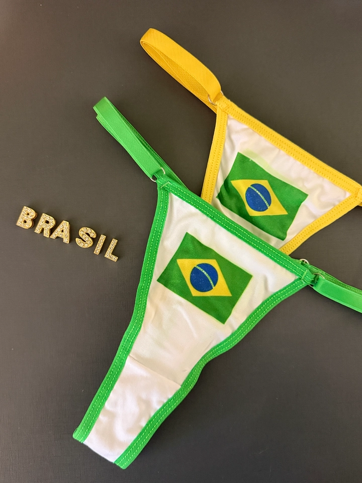 Calcinha Brasil Bandeira - 1