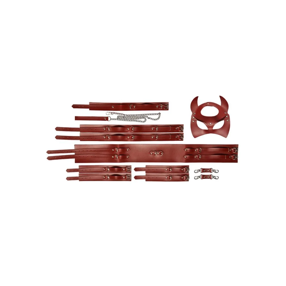 Creta Kit Completo Sado Luxo VERMELHO - 2