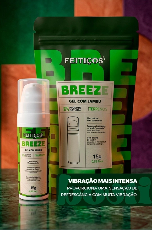 BREEZE EXCITANTE EM GEL COM JAMBU E TERPENOS 15G - imagem 1