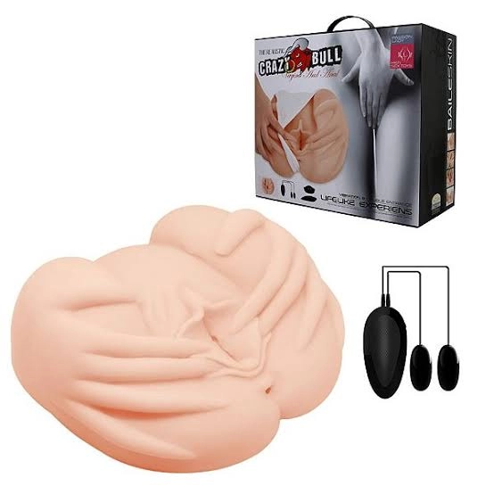 Masturbador Bunda Mão Crazy COM VIBRADOR - 3