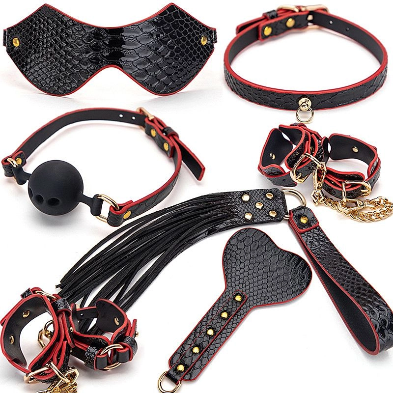 kit Maleta Sado de Luxo 3 com Vermelho - 4