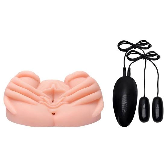 Masturbador Bunda Mão Crazy COM VIBRADOR - 1