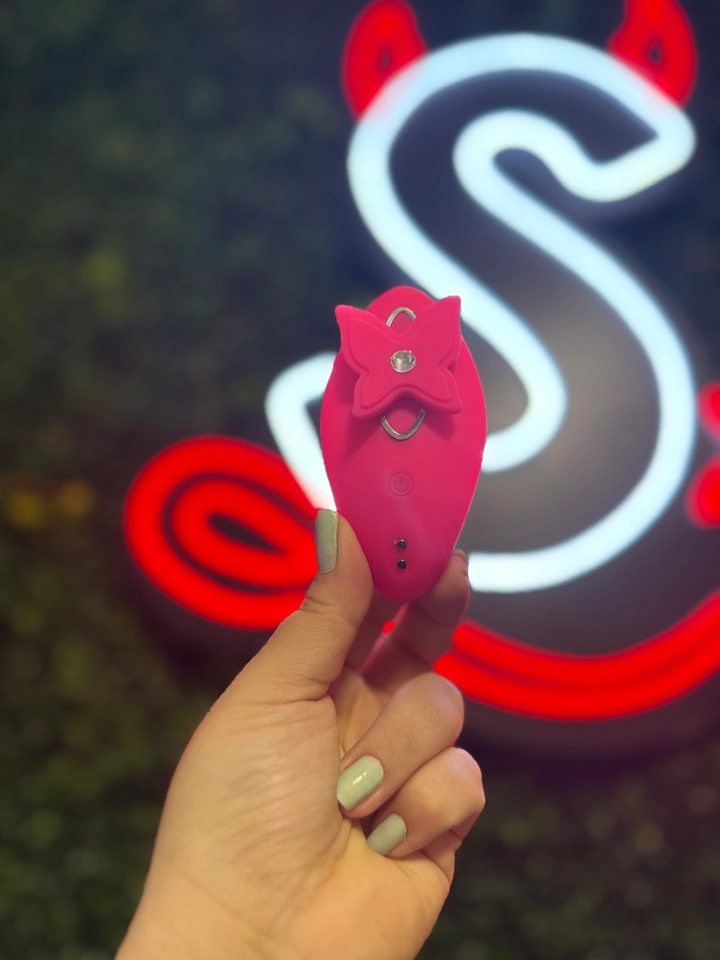 Vibrador de Calcinha à Longa Distância por App com Borboleta Estimuladora - imagem 1